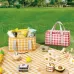 JY2209 Camping Moistureproof Portable Picnic Basket Set  Leaves