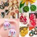 106-1 116 In 1 Clay Cutter Set DIY Clay Earring Mould Clay Earrings Making Tools Dark Green