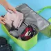 Portable Double Layer Mesh Sport Duffel Beach Picnic Shoulder Storage Bag Handbag Green