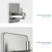 14mm Stainless Steel Cylinder Hanger Bathroom Non-perforated Storage Clothes Hook Silver