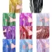 2 PCS Laser Rain Tinsel Foil Curtain Birthday Party Decoration Tassel Wall Sliver