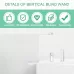 5PCS 12 Inch Blinds Acrylic Transparent Rod Move Light Rod With Hook Handle
