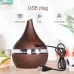 300ml USB Electric Aroma Air Diffuser Wood Ultrasonic Air Humidifier Essential Oil Aromatherapy Cool Mist Maker White