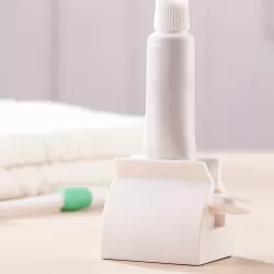 Toothpaste Facial Cleanser Hand Cream Automatic Squeezer Bathroom Supplies White
