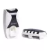 Automatic Toothpaste Dispenser Set with 5 Toothbrush Holder Black