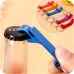 5 PCS Aluminum Wine Bear Bottle Opener Ring Keychain Key Chain Random Color Delivery