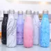 500ML Thermal Cup Vacuum Flask Heat Water Bottle Portable Stainless Steel Sports Kettle Blue Purple Gold