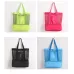 Portable Double Layer Mesh Sport Duffel Beach Picnic Shoulder Storage Bag Handbag Green