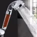 2cm Large 3 Settings Adjustable PC Negative Ions Shower Head Transparent