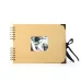 DIY Hand-Adhesive Horizontal Photo Album  Kraft Paper