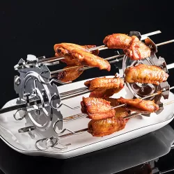 Long 25cm Air Fryer Electric Oven Lamb Skewer Grill