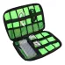 Portable Travel Organizer Storage Collection Bag Case Pouch Digital Gadget Electronic Accessories Blue