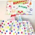 2pcs Birthday Party Disposable Tablecloth Decorations Photo Props 137 x 274cm