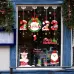 6306 Santa Claus Hanging Stickers Shop Window Glass Door Living Room Wall Stickers