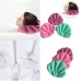 Shell Shaped Soft Bathroom Pillow Home Comfortable Spa Inflatable Bathtub Cushion Random Color Delivery