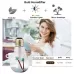 400ML Colorful Light Portable Bulb Shape Aromatherapy Air Purifier Humidifier for Home / Office / Car Gold