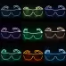 New Style LED Multi-color Fluorescent Glow Glasses EL Flashing Glasses