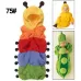 Cute Carpenterworm Style Baby Clothing for Sleeping