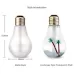 400ML Colorful Light Portable Bulb Shape Aromatherapy Air Purifier Humidifier for Home / Office / Car Gold