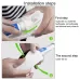 Automatic Toothpaste Dispenser Set with 5 Toothbrush Holder Black