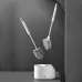 MT2 Silicone Double Brushs Head Toilet Brush Set  Wall-mount Type