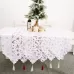 Christmas Table Decoration Bronzing Tablecloth Holiday Decoration Supplies Red Tree