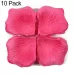 1000pcs / 10 Pack Artificial Wedding Rose Petals Flowers Wedding Decorations Magenta