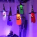 Halloween LED Hanging Lights Ghost Festival Decorative Lights Wizard Hat