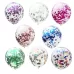 10 PCS 12 Inch Confetti Balloons Wedding Decoration Happy Birthday Party Latex Balloon Blue