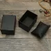 Litchi Texture Watch Box Jewelry Gift Box Earring Necklace Jewelry Watch Packaging Box Black