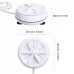 3 in 1 Portable Mini Washing Machine Ultrasonic Turbine Clothes Mini Washer with USB Cable Convenient for Travel