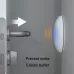 Silent Anti-Collision Silicone Pad For Door Handle 45mm Square Gray