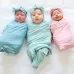 Newborn Baby Dot Pattern Swaddling Scarf Headband