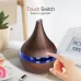 300ml USB Electric Aroma Air Diffuser Wood Ultrasonic Air Humidifier Essential Oil Aromatherapy Cool Mist Maker White