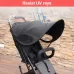 Stroller Sunshade Anti-Ultraviolet Stroller Shed Black Waterproof