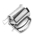 Handheld Stainless Steel Batter Dispenser Cupcake Batter Funnel Stirring Batter Separator