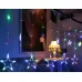 220V EU Plug LED Star Light Christmas lights Indoor or Outdoor Decorative Love Curtains Lamp For Holiday Wedding Party lighting Colourful