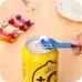 5 PCS Aluminum Wine Bear Bottle Opener Ring Keychain Key Chain Random Color Delivery