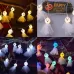 LED Halloween Decoration Luminous Cloth Ghost Ornament String Light 6m 40 Lights