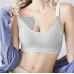 Wearable Automatic Breast Pump Massage Hands-free Invisible Wireless Large Suction Breast Pump S9 English Pink