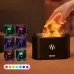 7 Color Flame Aromatherapy Machine Home Office Desk Air Humidifier Black