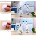 400ML Colorful Light Portable Bulb Shape Aromatherapy Air Purifier Humidifier for Home / Office / Car Gold