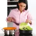 New Spill-Proof Anti-Flutter and Heat-Resistant Silicone Pot Cover Ramdom Color Delivery
