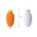 Carrot-Shaped Silicone Water Injection Warm Water Bag Winter Leak-Proof And Explosion-Proof Hand Warmer Light Green
