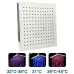 Square Temperature Sensor 3-Color Blue or Pink or Red LED Showerhead