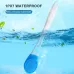 Electric Adjustable Bath SPA Massage Rub Bath Full Automatic Bath Rub Back Rrush Long Handle Bath Brush Pink