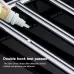 Stainless Steel Towel Bar Rotating Towel Rack Bathroom Kitchen Wall-mounted Towel Polished Rack Holder Brushed Two Poles