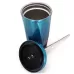 500ml Irregular Double Layer 304 Stainless Steel Sippy Cup  White