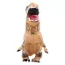 Inflatable Dinosaur Adult Costume Halloween Inflated Dragon Costumes Party Carnival Costume for Women Men Brown