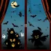 Halloween Decoration Stickers Pumpkin Lamp Spider Ghost Electrostatic Stickers